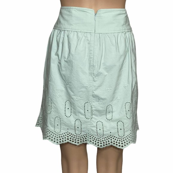 loft  skirt pistachio color size 10 - Picture 2 of 8